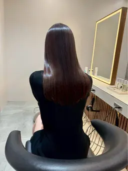 🩵20時限定💙寒色艶カラー🩵＋内部補修トリートメント✨【超音波アイロン付き‼️】