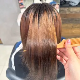 🩵ྀིブリーチ毛でもかけられる縮毛矯正🩵ྀིケア縮毛矯正✨️