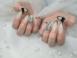 🖤チップ長さだし持ち込みデザイン150分🖤 新規オフ無料💞💕💅🏻