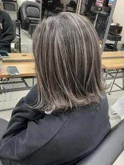 【ハイライト】ハイライト+全体カラー【アメ村/心斎橋/ハイライト/カラー】