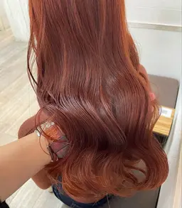 ブリーチなしオレンジカラー🍊