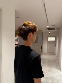 メンズカット+パーマ