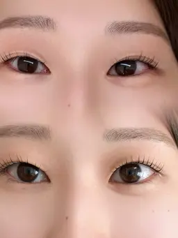 マスカラパーマ🇰🇷(まつ毛を染めるコースです)