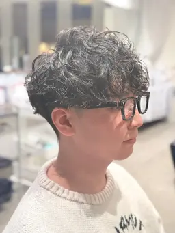 メンズカット+パーマ👦🏻💙