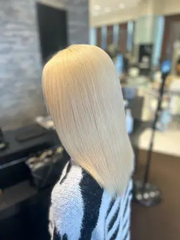 全体ブリーチ＋オーガニックカラー