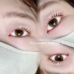 【セットメニュー】パリジェンヌラッシュリフト＋トリートメント（束感仕上げ）❤️＋アイブロウスタイリングwax🌈