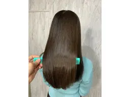 カット+アルカリ酸熱トリートメント