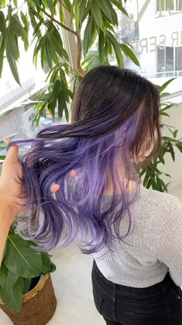 【🦋U24限定🦋】✨インナーカラー✨(1ブリーチ+オンカラー+ケラスターゼトリートメント)