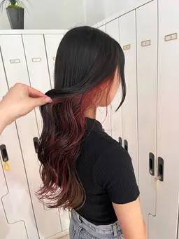 『🍓大人可愛いイヤリングカラー🍓カット➕カラー➕美髪トリートメント