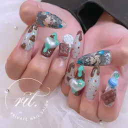 痛ネイル　アートコース♥【スカルプ】