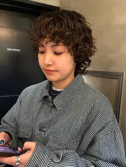 🌀パーマ+2stepトリートメント🖤【9:00/21:00】