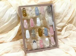 【オフなし🈚】ワンカラー+選べる2本アート🩷