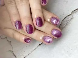 (オフ無料ケア込み)大人气💅マグネットネイル(スターギャラクシー)2色まで