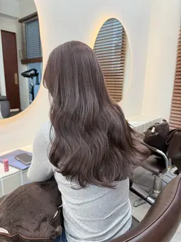 【✨ブリーチなしの透明感プラン✨】プレミアムダブルカラー➕1stepトリートメント