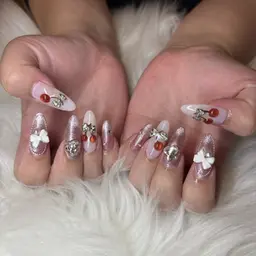 10本長さだし持ち込みやり放題ネイル