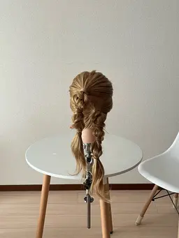 簡単なヘアアレンジ、イベント前のヘアセットなど