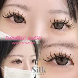 🪽ダブルフラットorバインドロック100~120束🫧オフ無し コーティング仕上げ🫧/マツエク/ダブルフラット/大宮