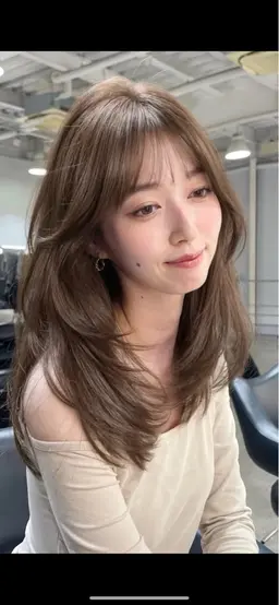 🐈✂️似合わせレイヤーカット＋ブリーチなしWカラー＋リペアトリートメント（3STEP🫧🪄ྀི）