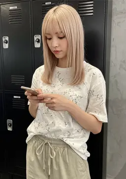 【新規限定】透明感ダブルカラー(ブリーチ可)