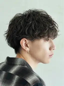 大人気fifth🔥メンズシャドウパーマ🔥＋2ステップトリートメント💈カット付き