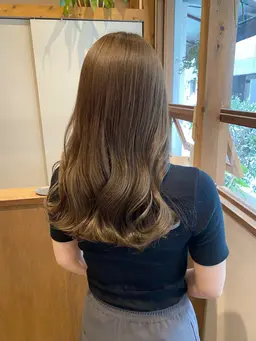 【初めてのお客様...】透明感カラー+スチーム付トリートメント