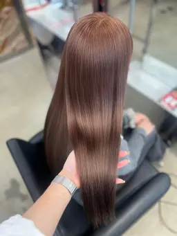 【透明感up🍫♡】透明感カラー+内部補修トリートメント+仕上げ🎀꙳.*