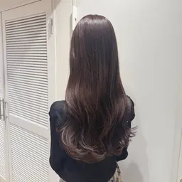 🍑カラー&TOKIOトリートメント🍑（ブロー込み）【コテ巻き🉑】