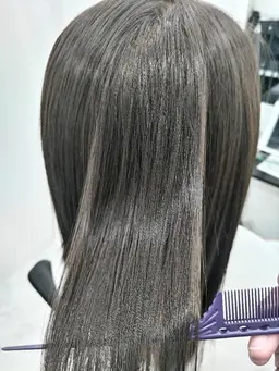 👑1番人気👑 ご新規様用【弾む艶髪🌹カラーも一緒に✨】カット✂️＋ワンカラー＋メテオ酸熱トリートメント＋💧 TR