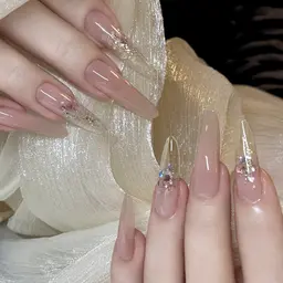 ✨💅【チップスカルプ長さ出し＋ポイントアート4本】ソフトジェルオフ無料