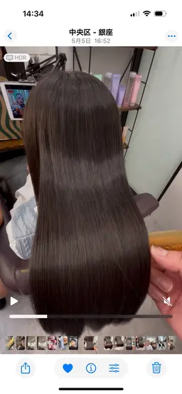 🫧自分史上最高の美髪へ🫧最上級の艶、指通り、やわらかさ🫧 【極】髪質改善メテオトリートメントカラー+ブロー