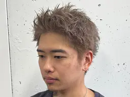 メンズカット✖️ブリーチカラー