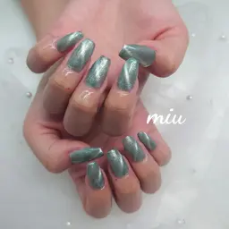 【ハンド/🙅オフなし🙅】チップの長さだし10本🌈ワンカラー/ラメグラ/マグネットネイル🌈土日祝+¥550