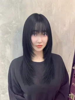 カット＋カラー＋3stepトリートメント/天使の羽バング/ボブ/レイヤー/メンズカット/ウルフ/再現性/透明感