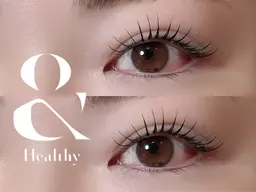 minimo限定価格✨まつ毛パーマ×エクステ100本✨【&healthy】