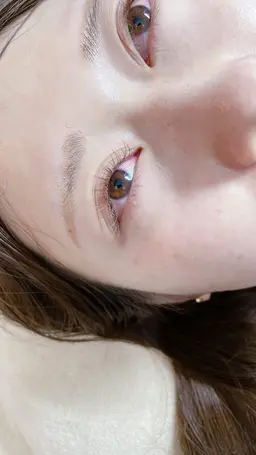 🔥🔥🔥（期間限定LED無料）柔らかいブラウン系カラーフラットラッシュ80本、2色mix🉑、リペア🉑