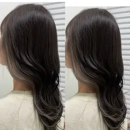 【耳横​〜​後ろ🎀】フルインナーカラー（ブリーチ1回込み）➕全体カラー➕小顔カット
