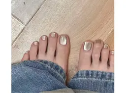 フット【フットネイル】マグネットor フラッシュ★！ギラギラも映える