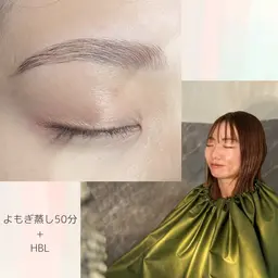 💜平日限定💜足ツボ👣5分つき🌿国産よもぎ蒸し50分➕ハリウッドブロウリフト🌈