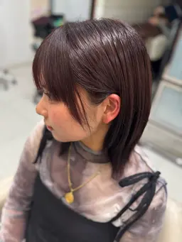 ブリーチ無し　ワンカラー🍒✨