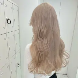 《✨️綺麗なハイトーン✨》ケアブリーチ2回💎➕カラー➕プレミアム髪質改善トリートメント🌟