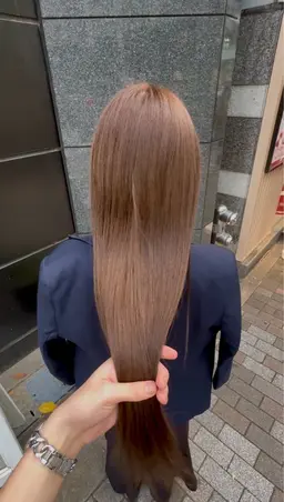 【1日1名さま限定・17時限定】【平日限定・現金のみ】ワンカラー+シルクトリートメント付き🐳🐬