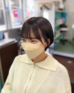 前髪縮毛矯正＋内部補修treatment＋shampoo