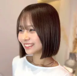 🟥平日限定🟥骨格診断似合わせボブカット➕透明感抜群カラー➕高保湿ナノケアスチーム髪質改善💜✨