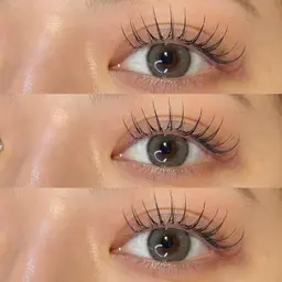 🩰‪𓈒 𓂂𓏸【アップワード(フラットラッシュ)120本】まつ毛を熱で上げてからパッチリお目元に!!‪🫶🏻´-