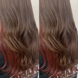 《🔅ケアブリーチ使用🔅》『暖色が好きな方』全体カット➕インナーカラー➕トリートメント