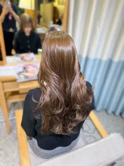 【🤍透明感ツヤ感‎🤍】イルミナカラー＋カット+トリートメント💗✨ロング料金なし💫