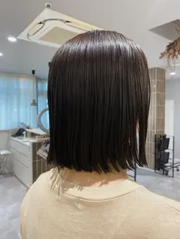 ワンカラー+ナノバブル(頭皮洗浄)