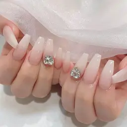 🉐ミニモSALE🔥［チップ長さだし］🎀マグネットワンカラー200以上色から、選びます。(ジェルオフ+500円)