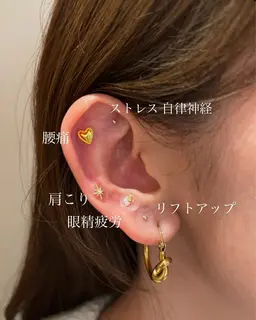 【デザイン重視】耳ツボジュエリー10個👂💎💍