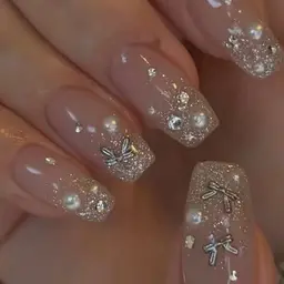 【ブライダル・ウエディングネイルにおすすめ】シルバーグラデーションネイル💫💫